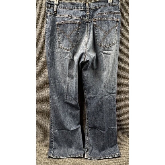 Duck Head Jeans Womens 14P Regular Fit Blue Denim High Rise Relaxed Cotton Blend - Picture 5 of 16